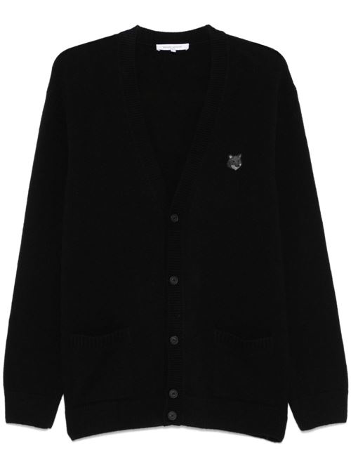 Cardigan Bold Fox Head a coste MAISON KITSUNE' | NM00506KT1006P199